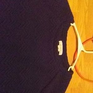 Blue thick comfortable sweater